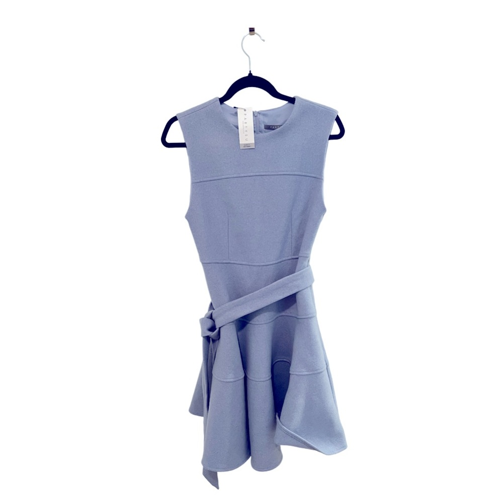Partysu Korea blue wool dress✨